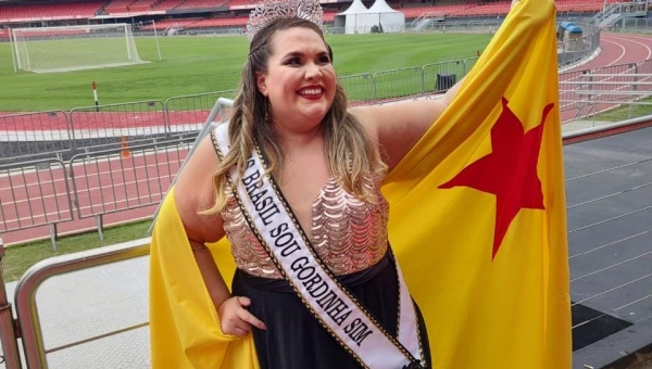 Advogada acreana é eleita miss nacional do concurso “Sou Gordinha Sim”
